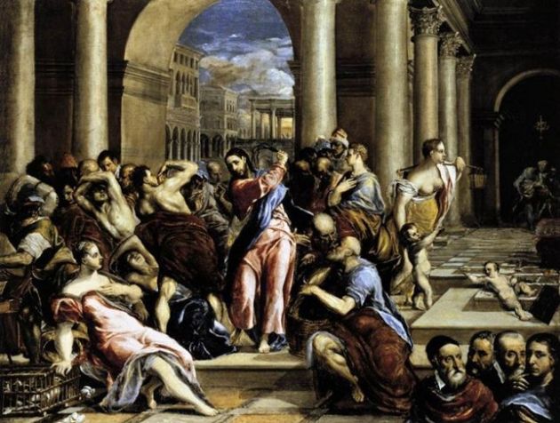 EL GRECO Alungarea din Templu