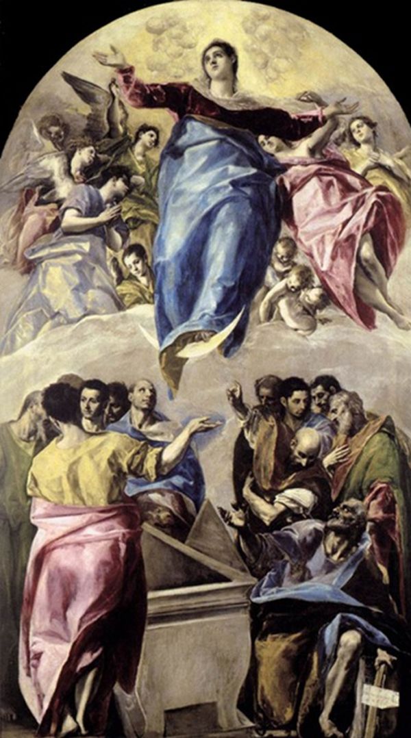 EL GRECO Înaltarea Fecioarei