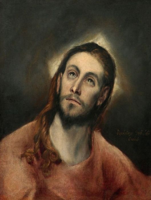 EL GRECO Portretul lui Hristos 1