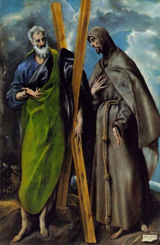 EL GRECO Sf. Andrei si Sf. Francisc