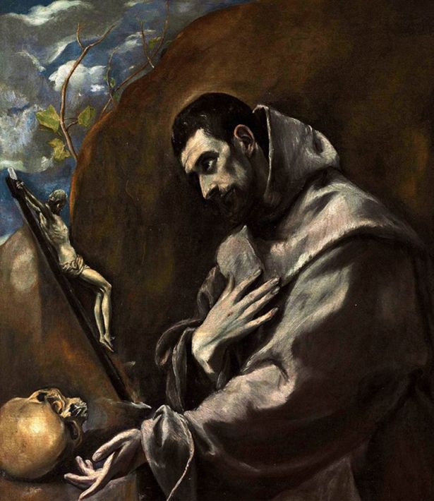 EL  GRECO Sf. Francisc in rugaciune 3