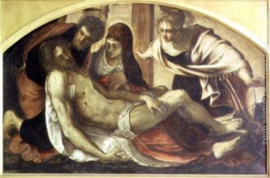 Pieta, Jacopo Tintoretto, 1563, Pinacoteca di Brera, Milano