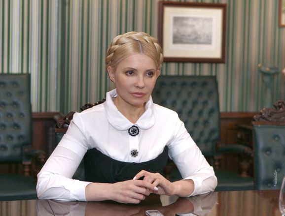 Yulia Timoshenko, cuando era primera ministra de Ucrania
