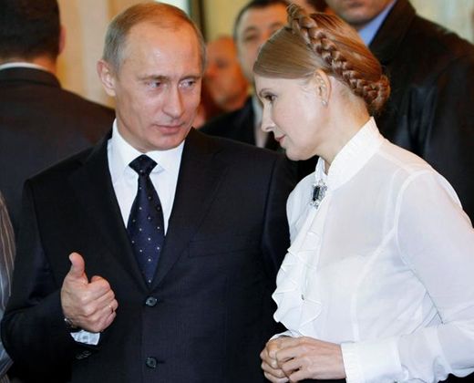 YULIA TIMOSHENKO Y V. PUTIN