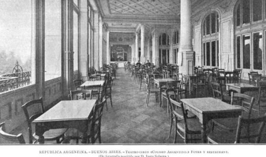 TEATRO COLISEO foyer y restaurant