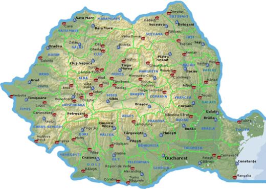 HARTA ROMANIEI