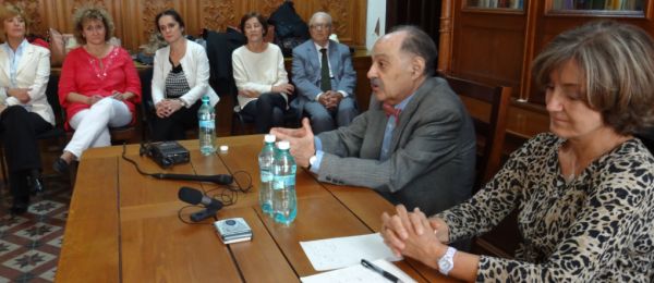 VALENTIN POPESCU SI DIANA MOLINEAU CONFERINTA LA COLEGIUL SF. SAVA 2013