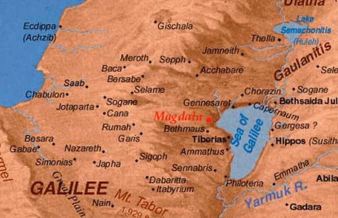 harta marea galileei