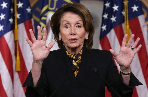 Nancy Pelosi Holds Weekly News Conference At The Capitol