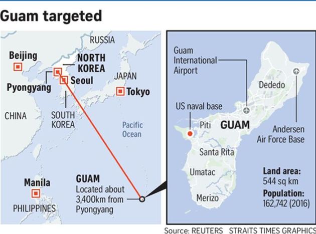 CELE DOUĂ COREI SI GUAM