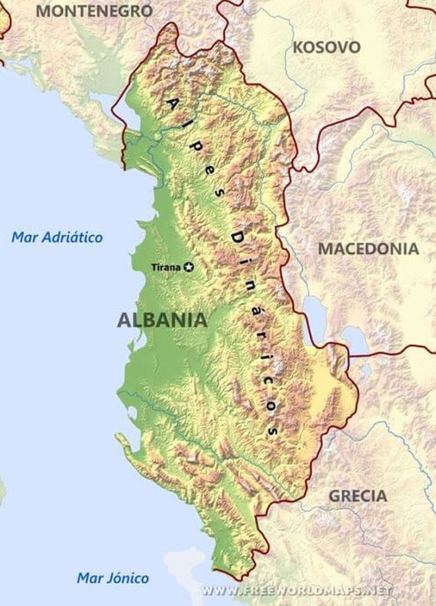 ALBANIA HARTA 1