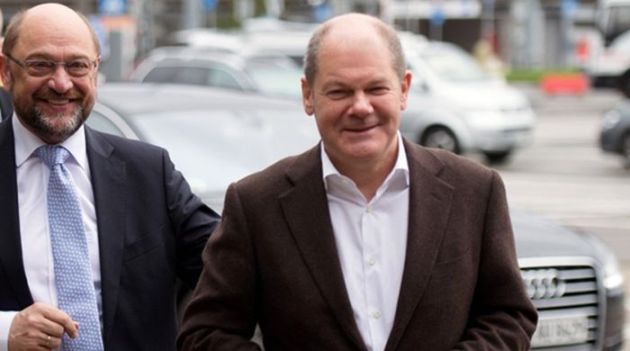 Martin Schulz y Olaf Scholz