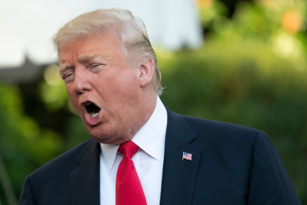 United States President Donald J. Trump departs The White House in Washington, DC, headed to West Virginia to attend political events, USA - 29 Sep 2018