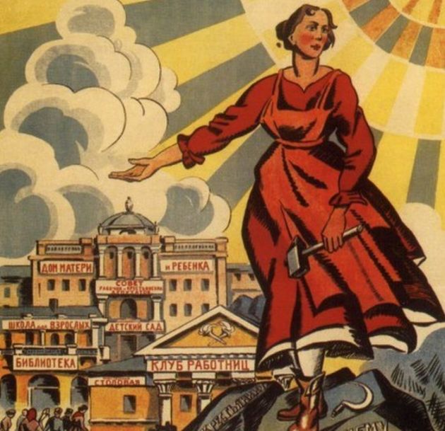 Revolutia din Octombrie afis 1920