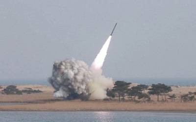 Lanzamiento de un misil norcoreano